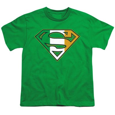 Irish Superman Shield Kids T-Shirt