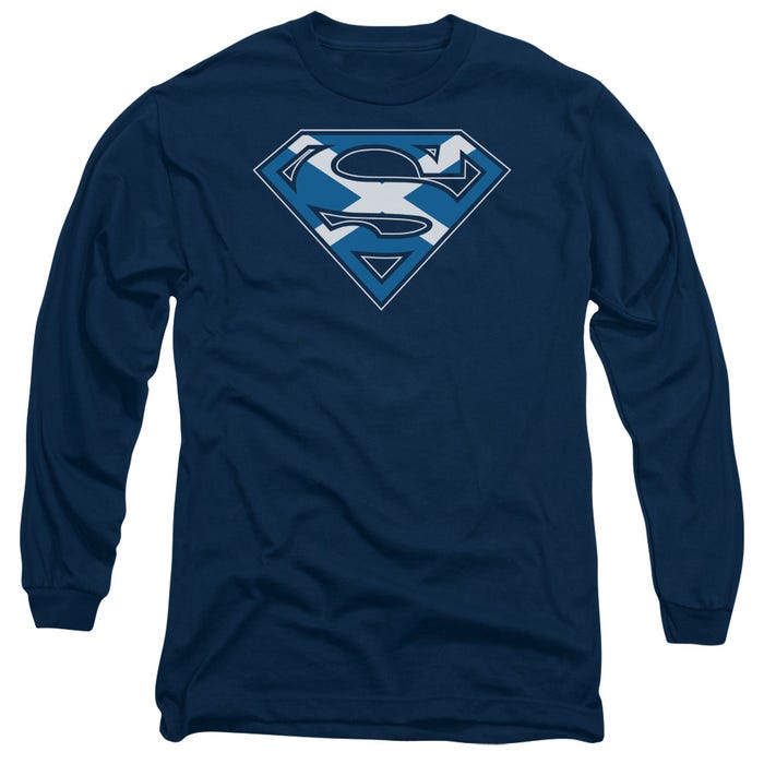 SCOTTISH SUPERMAN SHIELD Long Sleeve Shirt