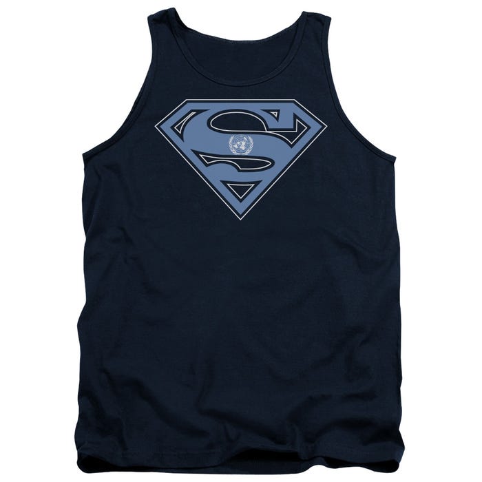 U N SUPERMAN SHIELD Tank Top