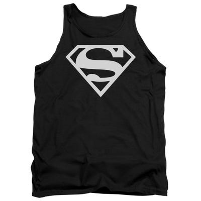 Superman Official White Logo Tank Top