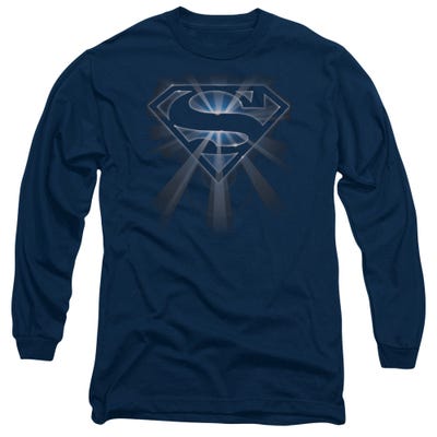 GLOWING SUPERMAN SHIELD Long Sleeve Shirt