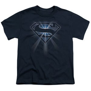 GLOWING SUPERMAN SHIELD Kids T-Shirt