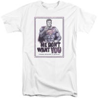 SUPERMAN ME DONT WANT YOU Tall T-Shirt