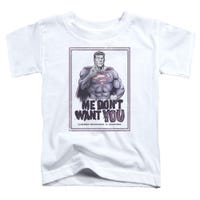 SUPERMAN ME DONT WANT YOU Toddler T-Shirt