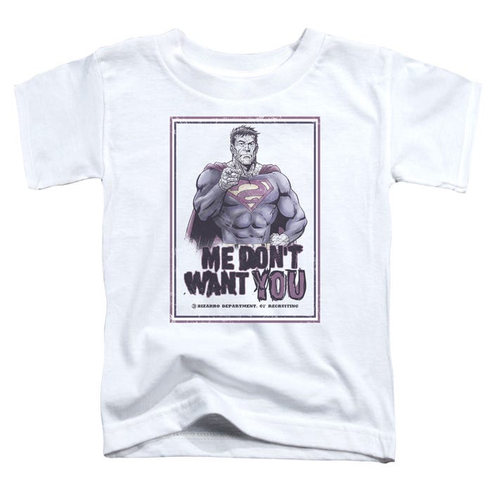 SUPERMAN ME DONT WANT YOU Toddler T-Shirt