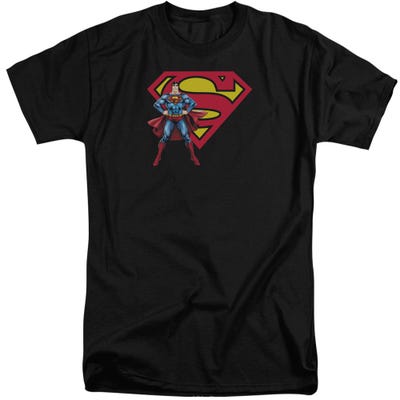 SUPERMAN & LOGO Tall T-Shirt
