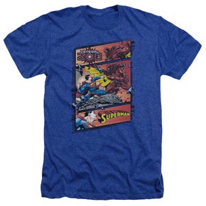 SUPERMAN VS ZOD Heather T-Shirt