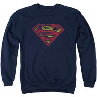 Superman Shield Rough Sweatshirt