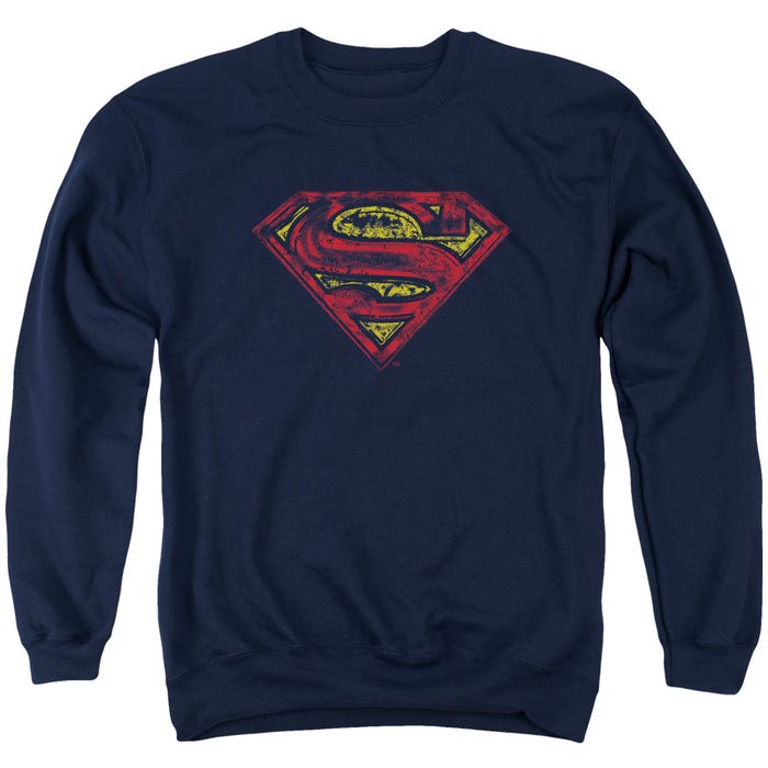 Superman Shield Rough Sweatshirt