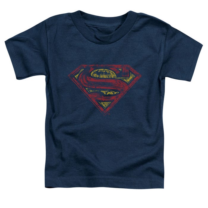 Superman Shield Rough Toddler T-Shirt
