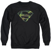 SUPERMAN DISTRESSED CAMO SHIELD Sweatshirt