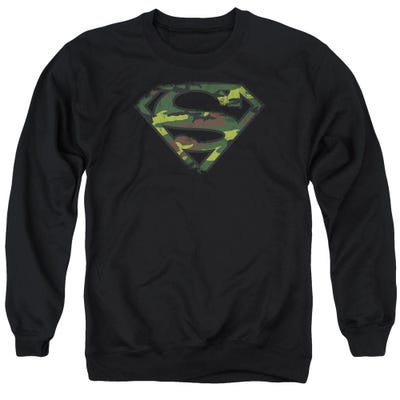 SUPERMAN DISTRESSED CAMO SHIELD Sweatshirt