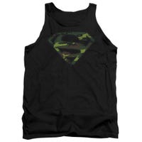 SUPERMAN DISTRESSED CAMO SHIELD Tank Top