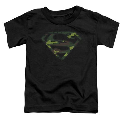 SUPERMAN DISTRESSED CAMO SHIELD Toddler T-Shirt