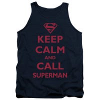 Keep Calm and Call Superman Tank Top