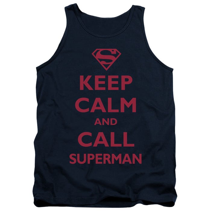 Keep Calm and Call Superman Tank Top