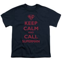 Keep Calm and Call Superman Kids T-Shirt