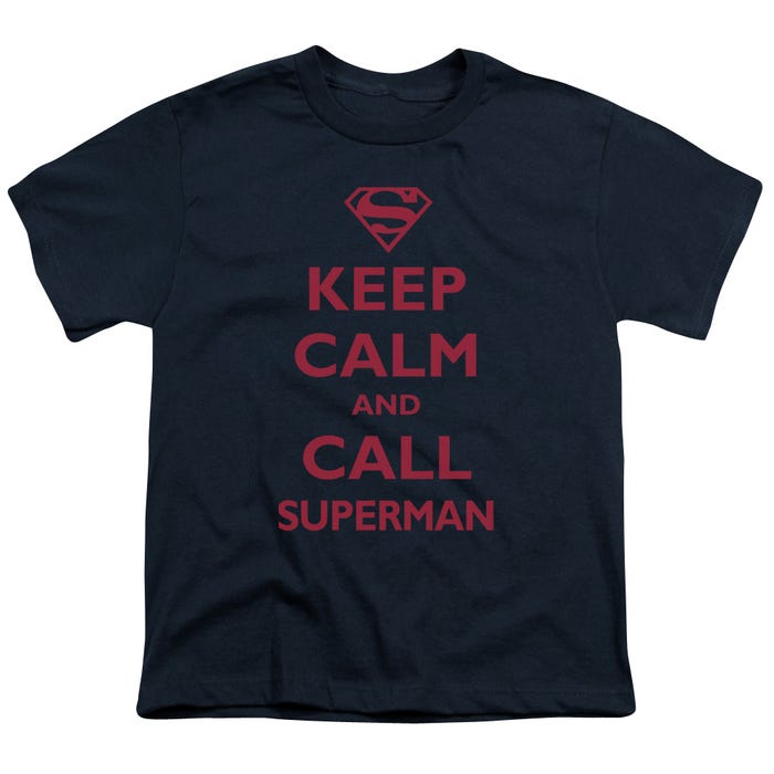 Keep Calm and Call Superman Kids T-Shirt