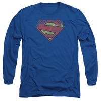 NEW 52 SUPERMAN SHIELD Long Sleeve Shirt