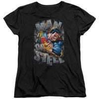 Ripping Man Of Steel Womens T-Shirt