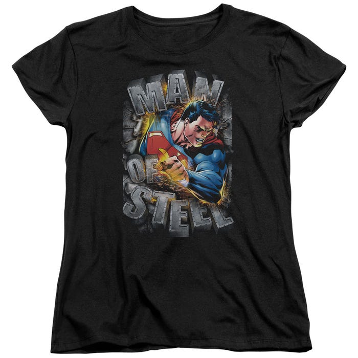 Ripping Man Of Steel Womens T-Shirt