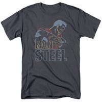 MAN OF STEEL COLORED LINES T-Shirt