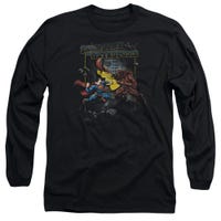 SHOWDOWN AT METROPOLIS SUPERMAN Long Sleeve Shirt