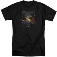 SHOWDOWN AT METROPOLIS SUPERMAN Tall T-Shirt