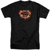SPACE BURST SHIELD SUPERMAN Tall T-Shirt