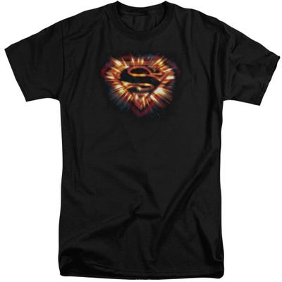 SPACE BURST SHIELD SUPERMAN Tall T-Shirt