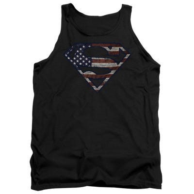 Official Superman USA Logo Tank Top