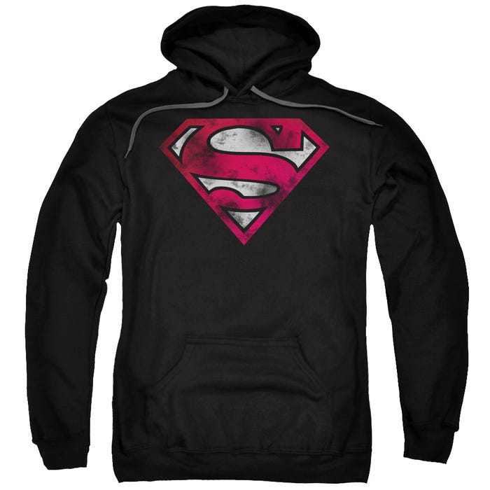SUPERMAN WAR TORN SHIELD Hoodie