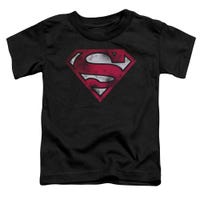 SUPERMAN WAR TORN SHIELD Toddler T-Shirt