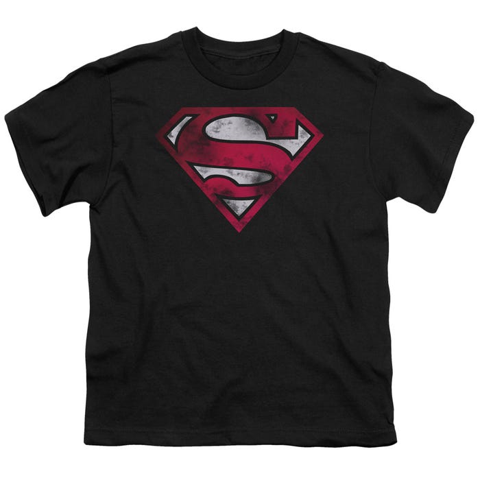 SUPERMAN WAR TORN SHIELD Kids T-Shirt