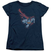 SCRIBBLE & SOAR SUPERMAN Womens T-Shirt