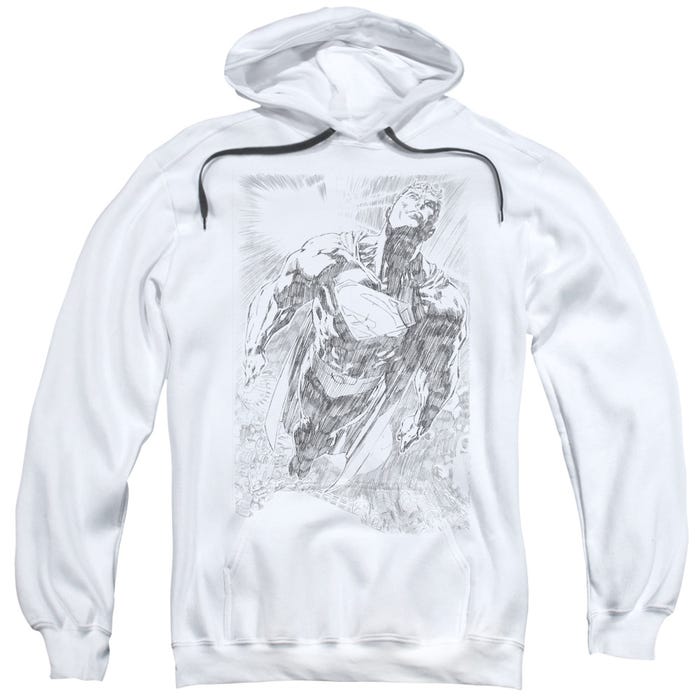 EXPLODING SPACE SUPERMAN SKETCH Hoodie
