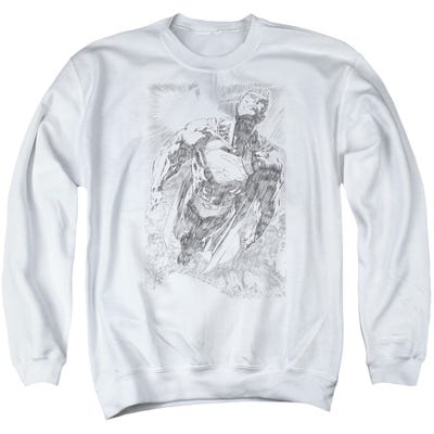 EXPLODING SPACE SUPERMAN SKETCH Sweatshirt
