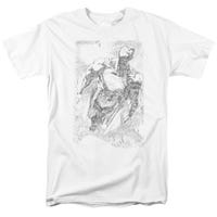 EXPLODING SPACE SUPERMAN SKETCH T-Shirt