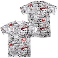 COMIC PAGE ALL OVER SUPERMAN Front & Back Sublimation T-Shirt