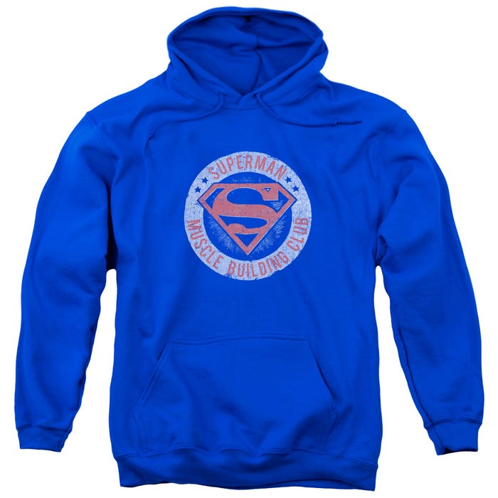 Superman Muscle Building Club Hoodie