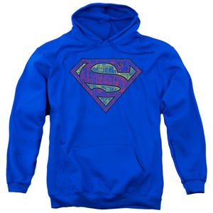 TATTERED SUPERMAN SHIELD Hoodie