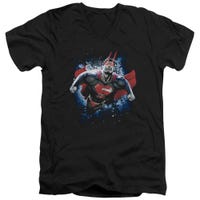 SUPERMAN STARDUST V-Neck T-Shirt