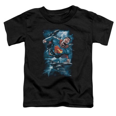 Superman Stormy Flight Toddler T-Shirt