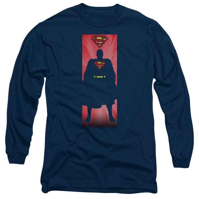 SUPERMAN BLOCK Long Sleeve Shirt