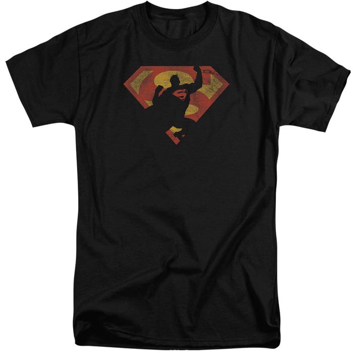 S SHIELD KNOCKOUT SUPERMAN Tall T-Shirt
