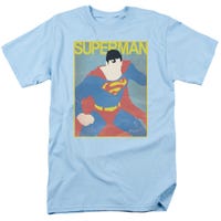 Retro Superman Simple Poster T-Shirt