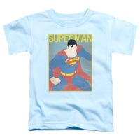 Retro Superman Simple Poster Toddler T-Shirt