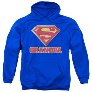 Super Grandpa Official Superman Logo Hoodie