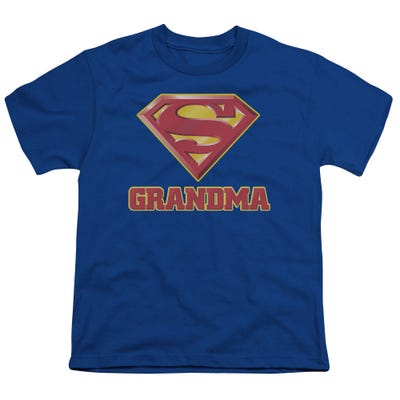 Super Grandma Official Superman Logo Kids T-Shirt