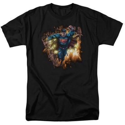 BLASTING THROUGH SUPERMAN  T-Shirt